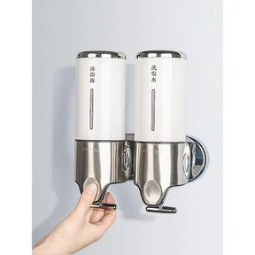 Dispensador Com 1/2/3 Garrafas Manual de Sabonete Líquido/Shampoo/Multifuncional Suporte Parede Para Banheiro/Cozinha