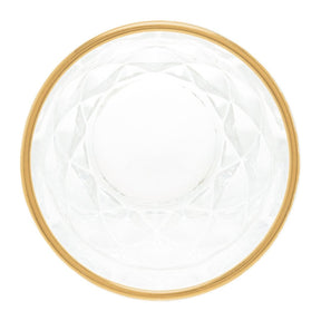 Copo de Vidro com Fio de Ouro Diamond 270ml