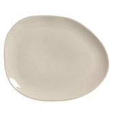 Prato Raso Oval Orgânico Stoneware Clay 31cm